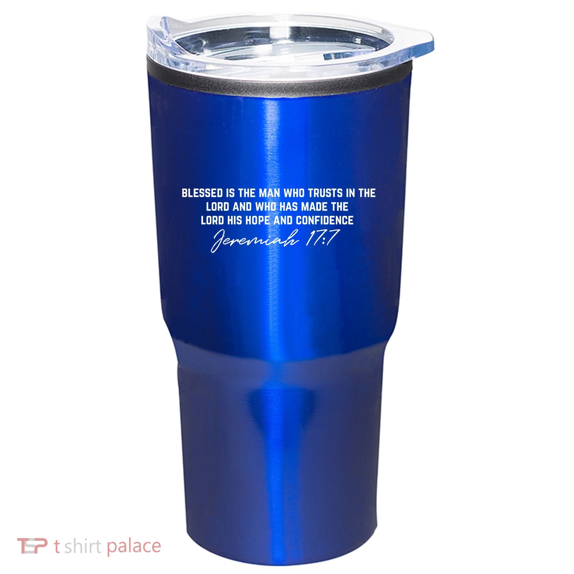 Man Of God Father Jeremiah 17:7 Front And Back Tumbler