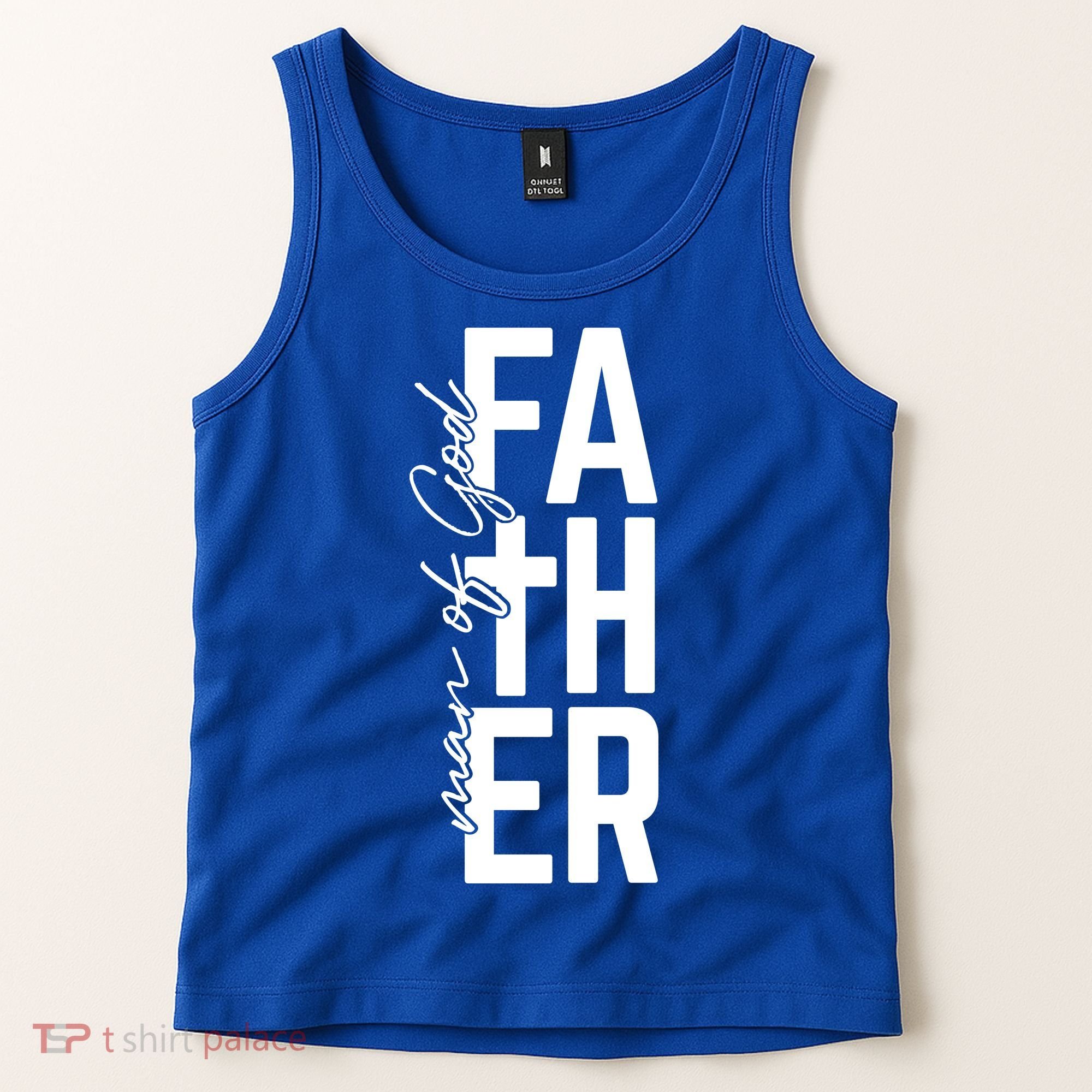 Man Of God Father Jeremiah 17:7 Front And Back Tank Top