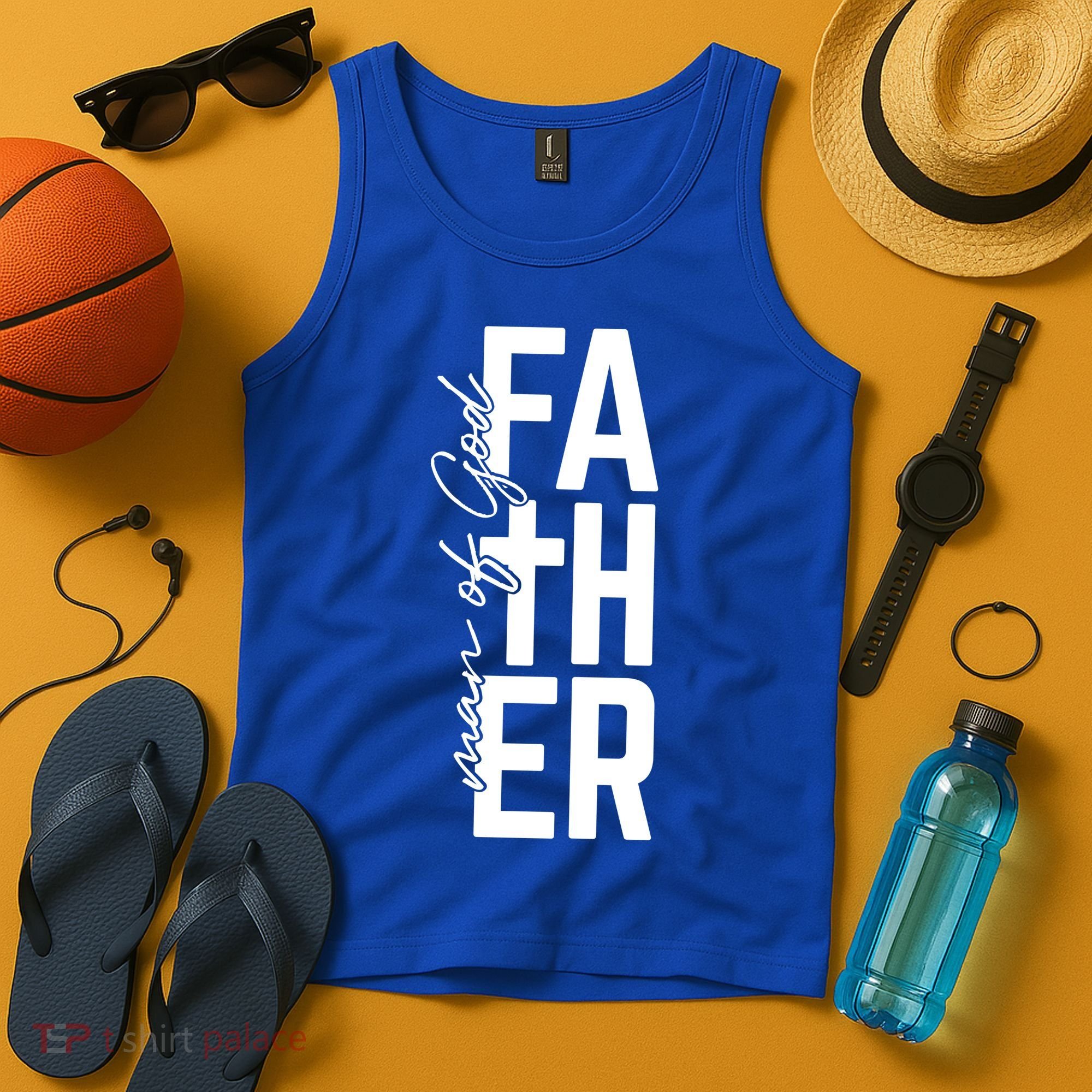 Man Of God Father Jeremiah 17:7 Front And Back Tank Top