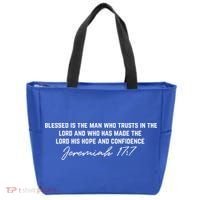 Man Of God Father Jeremiah 17:7 Front And Back Tote Bag thumb 1