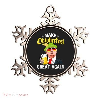 Make Oktoberfest Great Again Funny Trump Drink Beer Mug Ornament