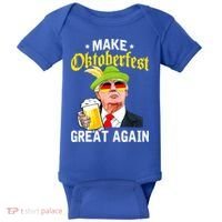 Make Oktoberfest Great Again Funny Trump Drink Beer Mug Baby Bodysuit thumb 0