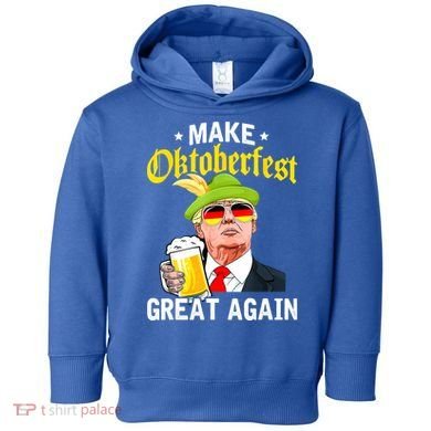 Make Oktoberfest Great Again Funny Trump Drink Beer Mug Toddler Hoodie