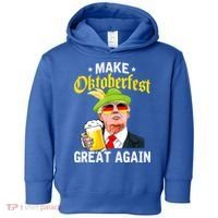 Make Oktoberfest Great Again Funny Trump Drink Beer Mug Toddler Hoodie thumb 0