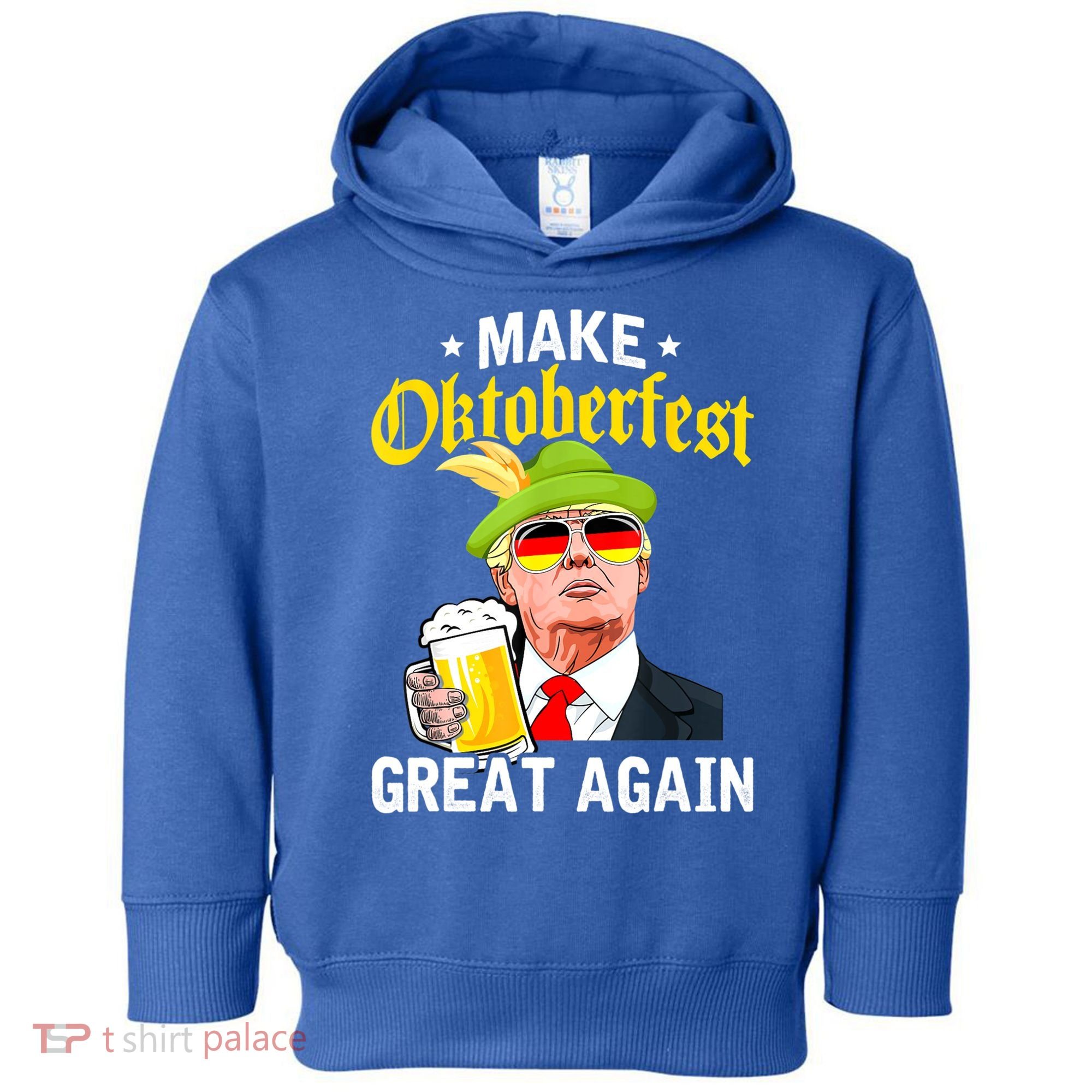 Make Oktoberfest Great Again Funny Trump Drink Beer Mug Toddler Hoodie