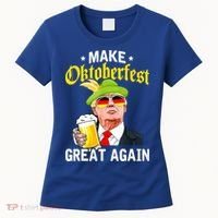 Make Oktoberfest Great Again Funny Trump Drink Beer Mug Women's T-Shirt thumb 0