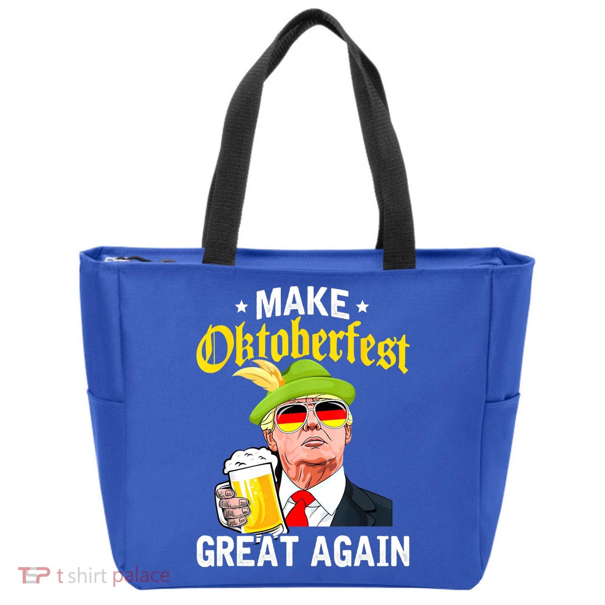 Make Oktoberfest Great Again Funny Trump Drink Beer Mug Tote Bag