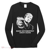 Make Oktoberfest Great Again Funny Trump Drink Beer Festival Long Sleeve Shirt thumb 0