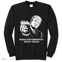 Make Oktoberfest Great Again Funny Trump Drink Beer Festival Sweatshirt thumb 0