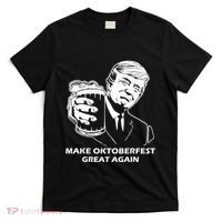 Make Oktoberfest Great Again Funny Trump Drink Beer Festival T-Shirt thumb 0