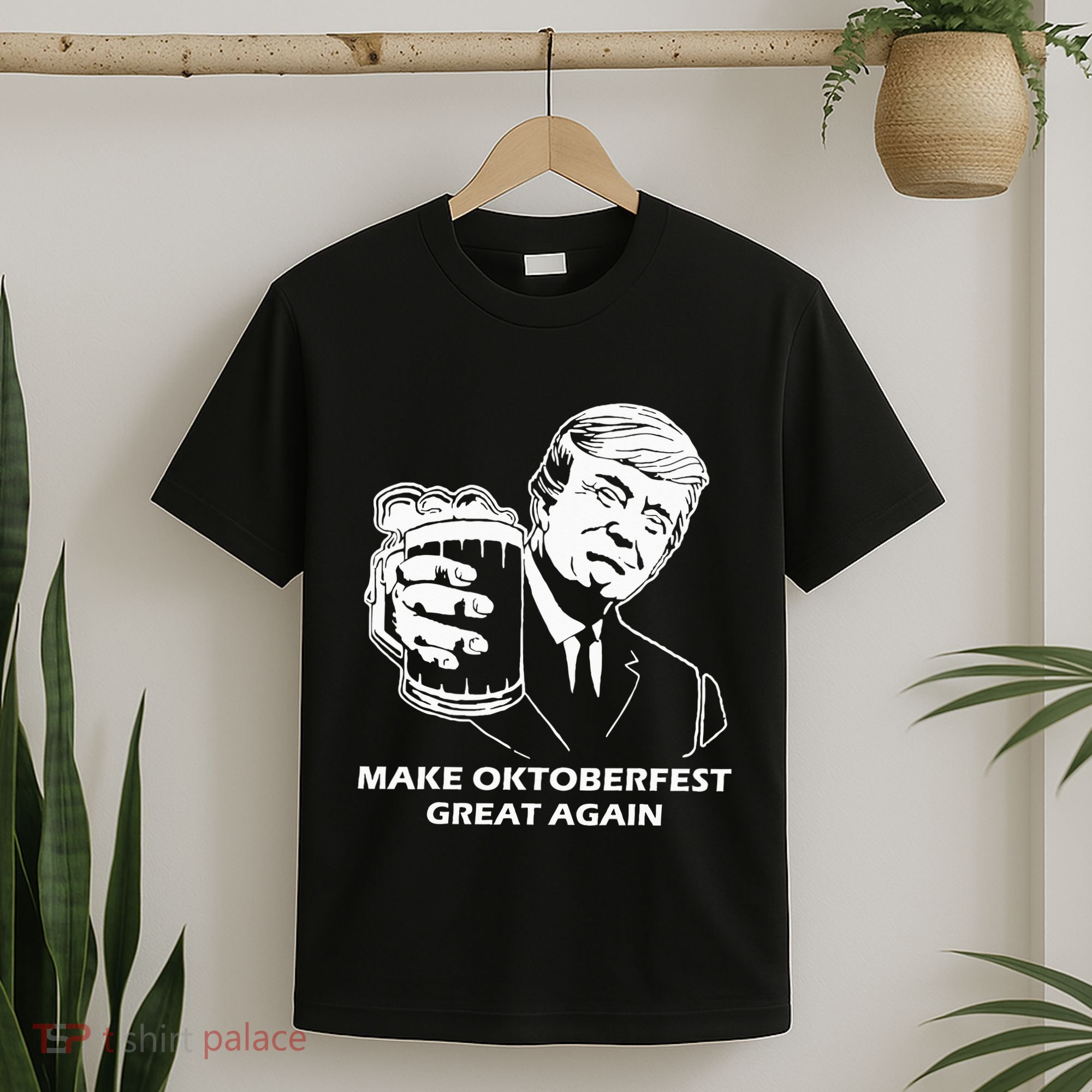 Make Oktoberfest Great Again Funny Trump Drink Beer Festival T-Shirt