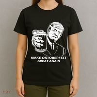 Make Oktoberfest Great Again Funny Trump Drink Beer Festival T-Shirt thumb 4