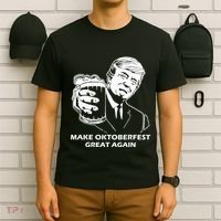 Make Oktoberfest Great Again Funny Trump Drink Beer Festival T-Shirt thumb 6
