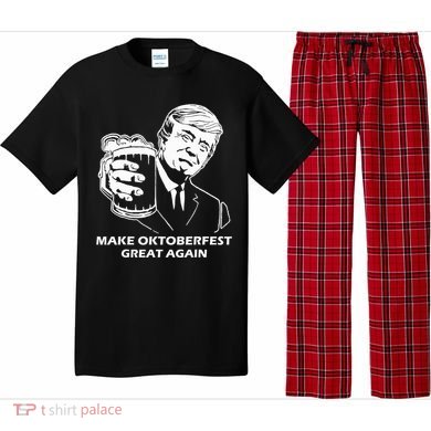 Make Oktoberfest Great Again Funny Trump Drink Beer Festival Pajama Set