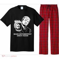 Make Oktoberfest Great Again Funny Trump Drink Beer Festival Pajama Set thumb 0