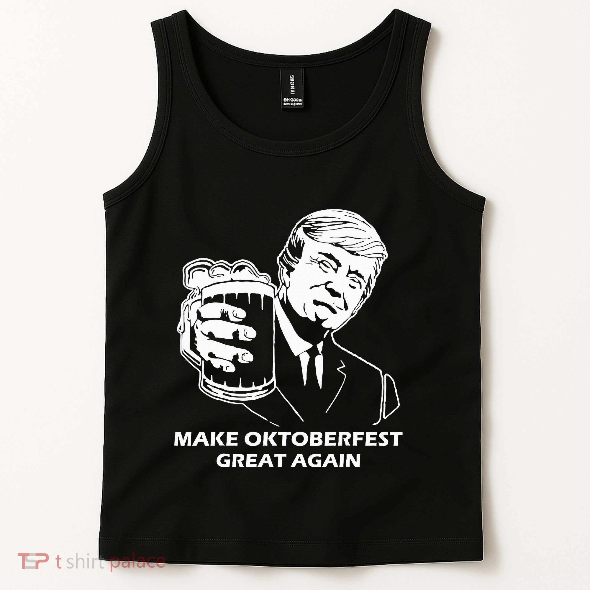Make Oktoberfest Great Again Funny Trump Drink Beer Festival Tank Top