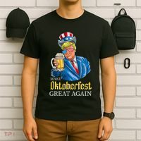 Make Oktoberfest Great Again Funny Trump Drink Beer Festival T-Shirt thumb 6