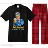 Make Oktoberfest Great Again Funny Trump Drink Beer Festival Pajama Set thumb 0
