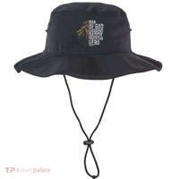 Man Of God Husband Daddy Protector Hero Fathers Gift Dad Bucket Hat thumb 0