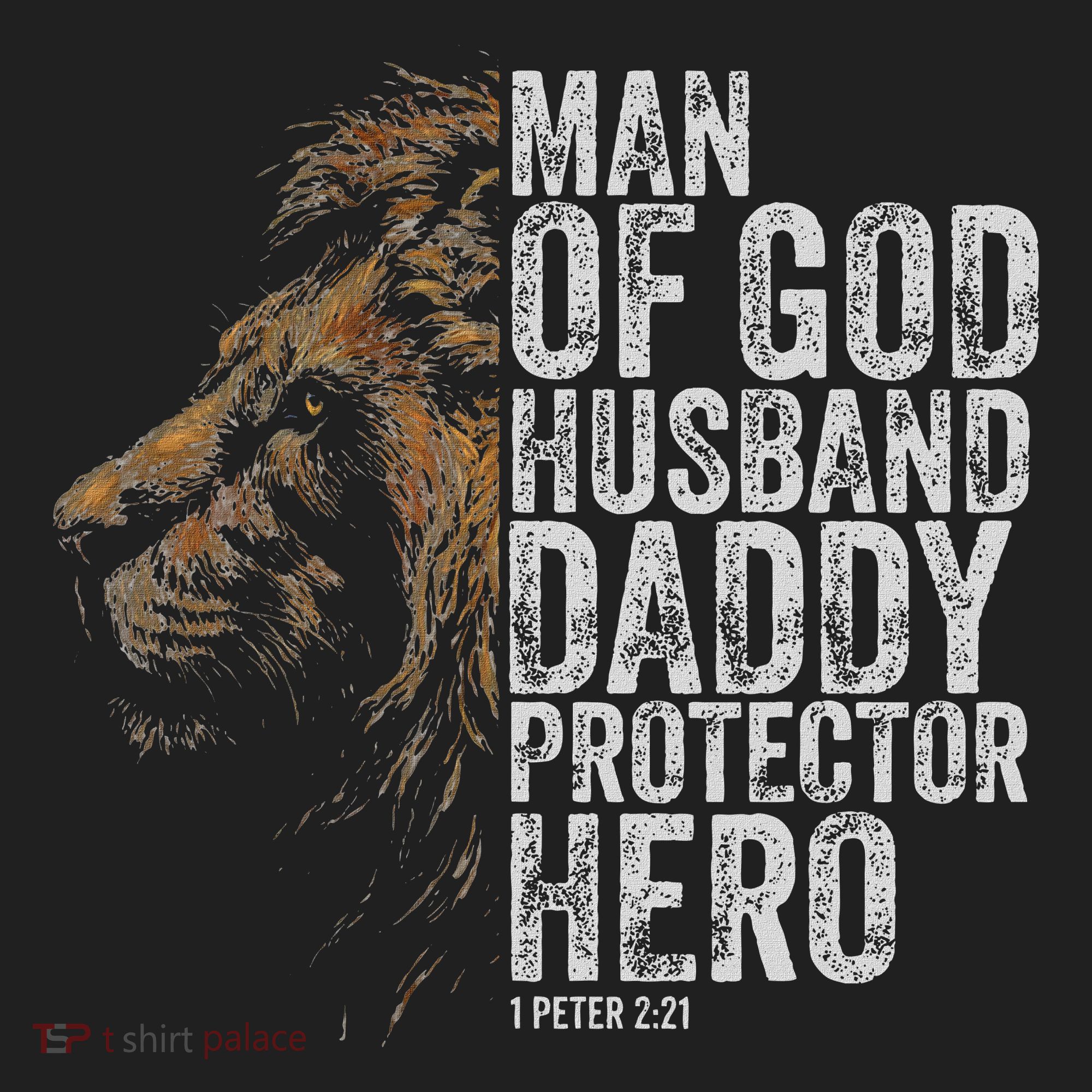 Man Of God Husband Daddy Protector Hero Fathers Gift Dad Beanie