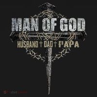 Man Of God Husband Dad Papa Christian Cross FatherS Day Women's Hoodie thumb 2