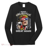 Make Oktoberfest Great Again Trump Long Sleeve Shirt thumb 0