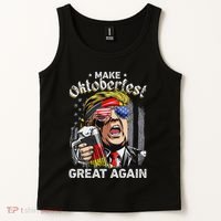 Make Oktoberfest Great Again Trump Tank Top thumb 2