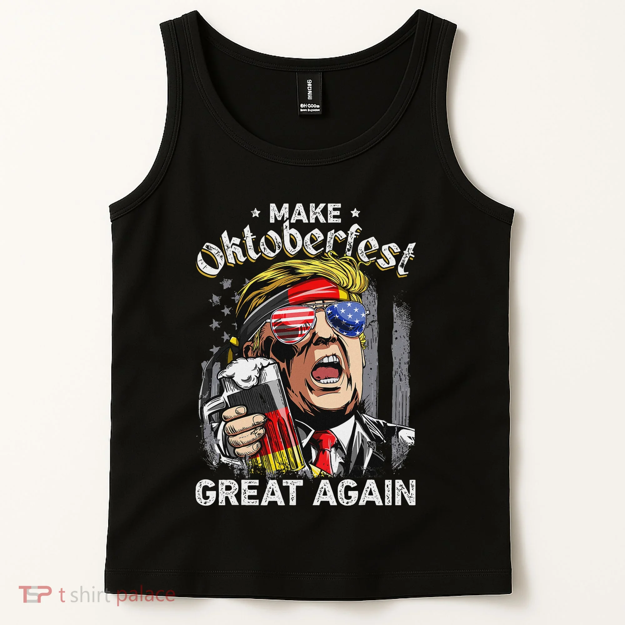 Make Oktoberfest Great Again Trump Tank Top
