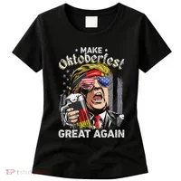 Make Oktoberfest Great Again Trump Women's T-Shirt thumb 0