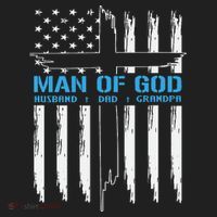 Man Of God Cross American Flag Jesus Christian Beanie thumb 2