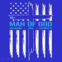 Man Of God Cross American Flag Jesus Christian Long Sleeve Shirt thumb 2