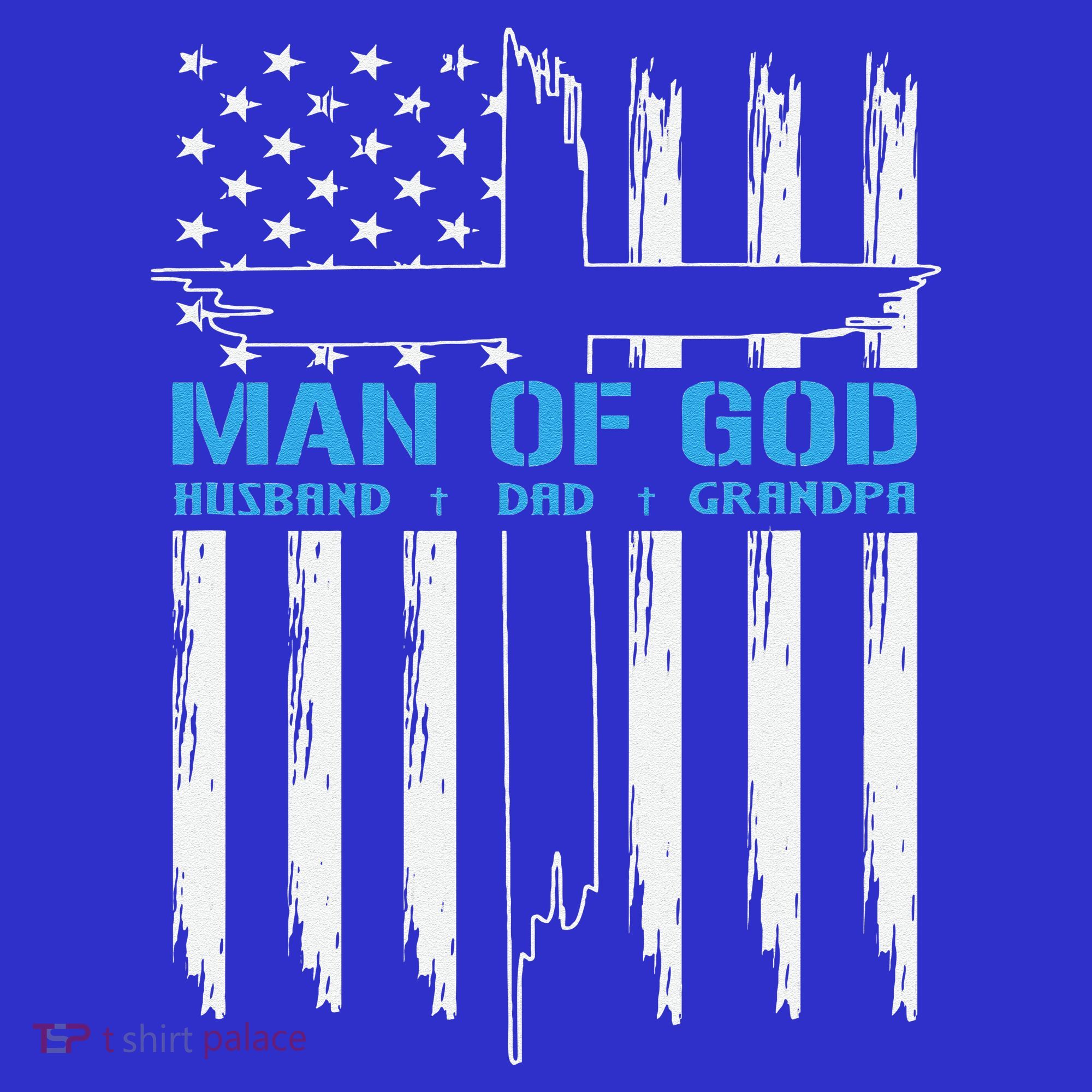 Man Of God Cross American Flag Jesus Christian Sweatshirt