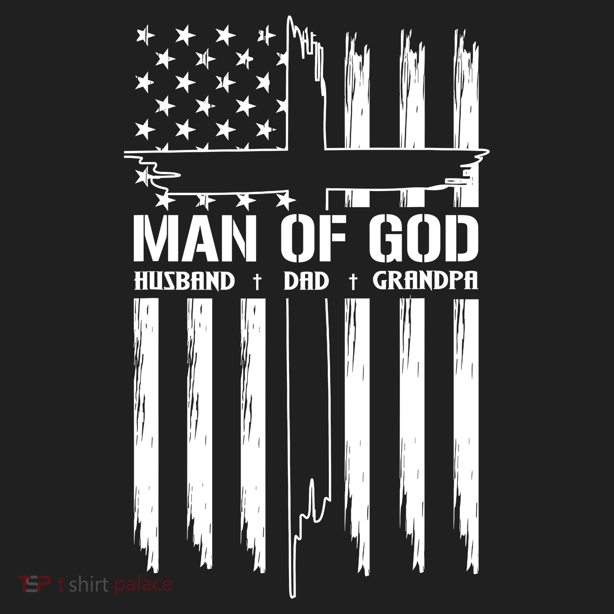 Man Of God Husband Dad Grandpa Funny Tumbler