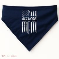 Man Of God Husband Dad Grandpa Funny USA-Made Doggie Bandana thumb 0