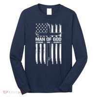 Man Of God Husband Dad Grandpa Funny Long Sleeve Shirt thumb 0