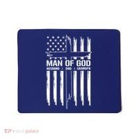 Man Of God Husband Dad Grandpa Funny Mousepad thumb 0