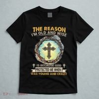 Man Of God The Reason I Am Old And Wise Is Because God Prote T-Shirt thumb 5