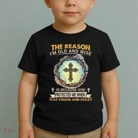 Man Of God The Reason I Am Old And Wise Is Because God Prote Toddler T-Shirt thumb 2