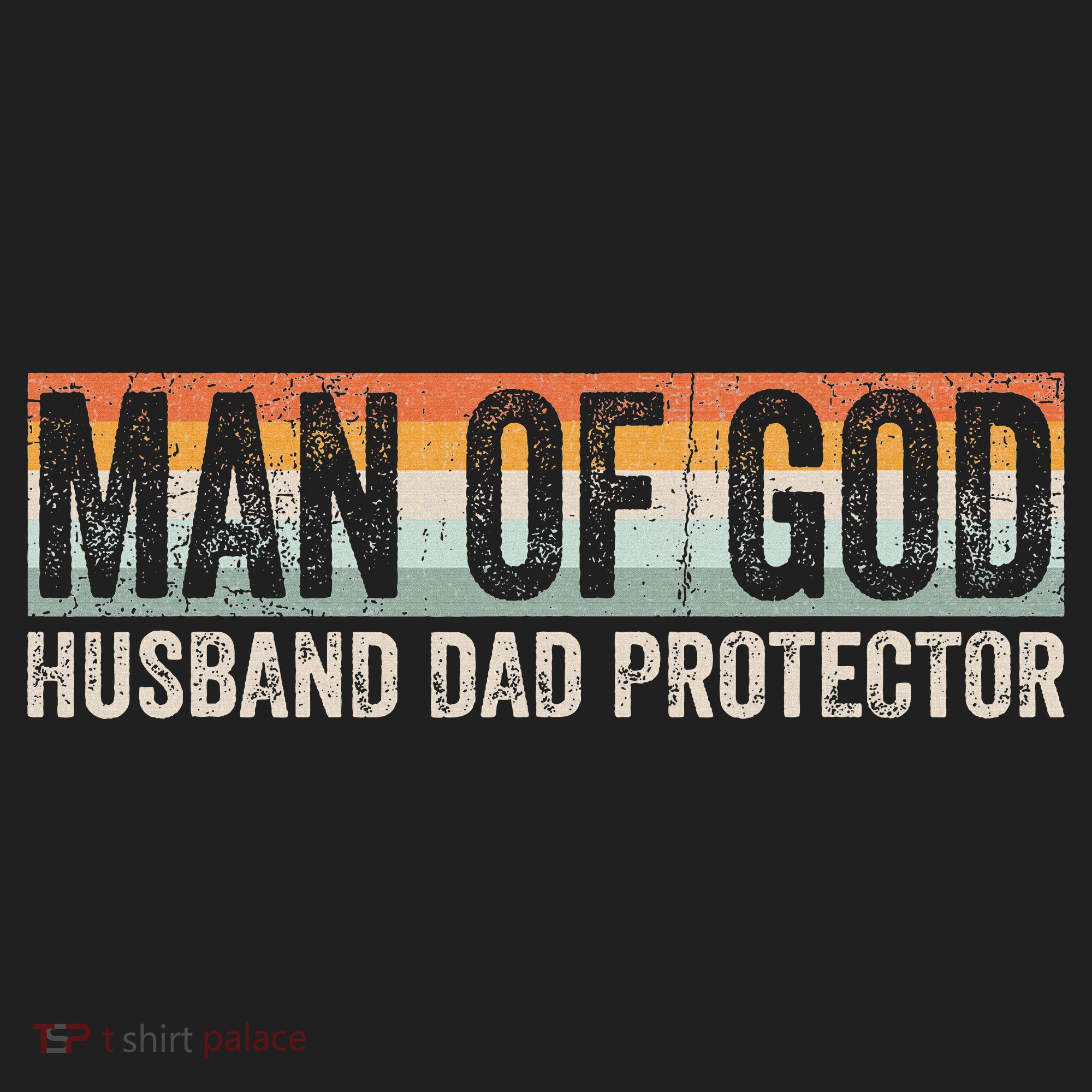 Man Of God Husband Dad Protector Christian Dad Father's Day Beanie