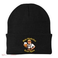 Make Oktoberfest Great Again Funny Trump Drink Beer Prost Beanie thumb 0