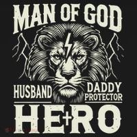 Man Of God Husband Daddy Protector Hero Backpack thumb 2