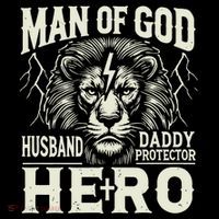 Man Of God Husband Daddy Protector Hero Bucket Hat thumb 4