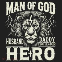 Man Of God Husband Daddy Protector Hero Beanie thumb 2