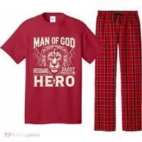 Man Of God Husband Daddy Protector Hero Pajama Set thumb 0