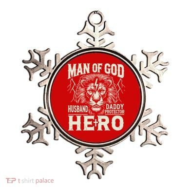 Man Of God Husband Daddy Protector Hero Ornament