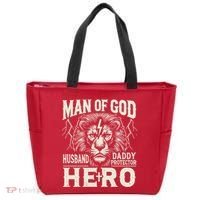 Man Of God Husband Daddy Protector Hero Tote Bag thumb 0