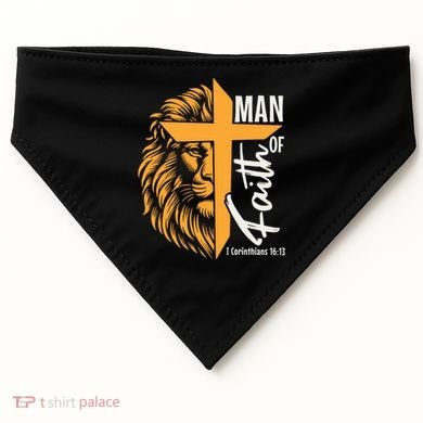 Man Of God USA-Made Doggie Bandana