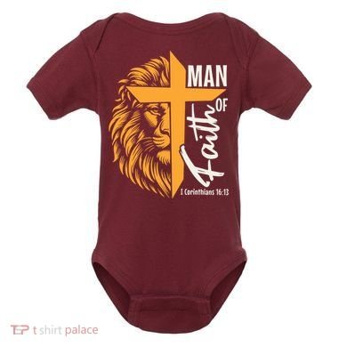 Man Of God Baby Bodysuit