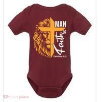 Man Of God Baby Bodysuit thumb 0