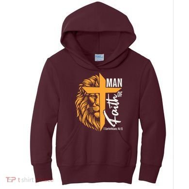 Man Of God Kids Hoodie